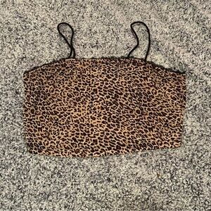 Cheetah tank top